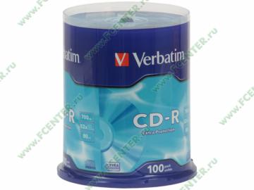  CD-R 700 52x Verbatim "43411" (100./.).  1.