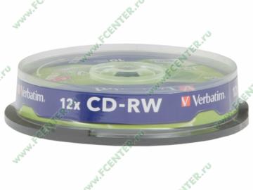  CD-RW 700 8x-12x Verbatim "43480" (10./.).  1.