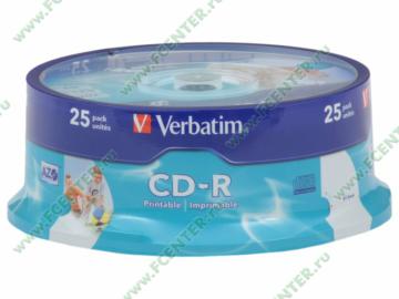  CD-R 700 52x Verbatim "43439" (25./.).  1.
