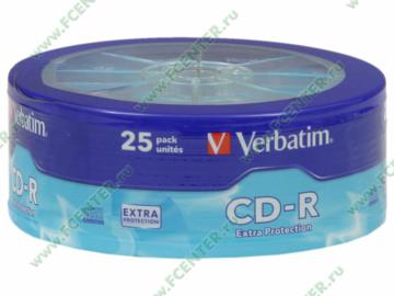  CD-R 700 52x Verbatim "43726" (25./.).  1.