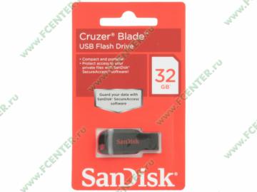  USB flash 32 SanDisk "Cruzer Blade" (USB2.0). .