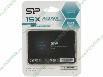 SSD  60 2.5" Silicon Power "S55" (SATA III). .
