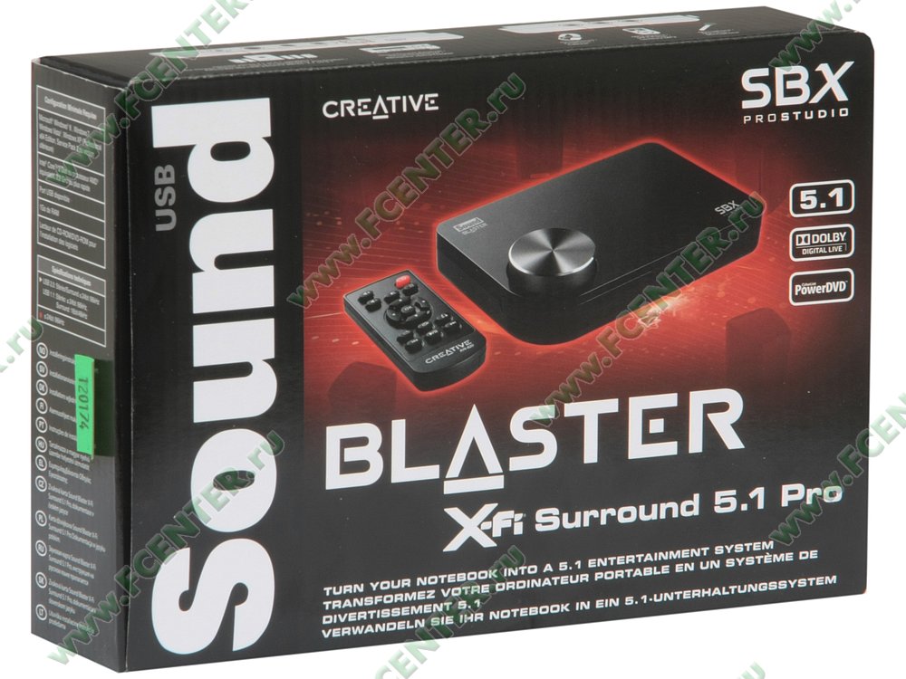 Звуковая карта sound blaster sb1095