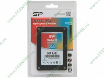 SSD  60 2.5" Silicon Power "S60" (SATA III). .