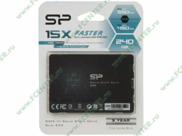 SSD  240 2.5" Silicon Power "S55" (SATA III). .