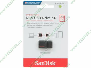  USB flash 64 SanDisk "Ultra Dual 3.0" (USB3.0). .