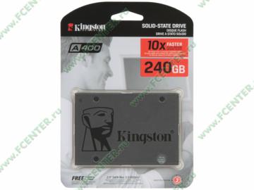 SSD  240 2.5" Kingston "A400" SA400S37/240G (SATA III). .