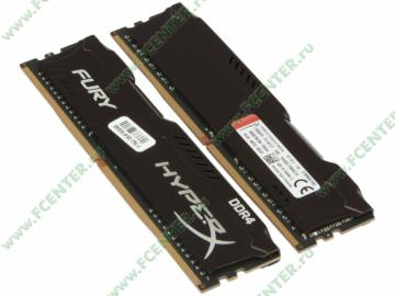   2x8 DDR4 Kingston "HyperX FURY" (PC23466, CL17).  .