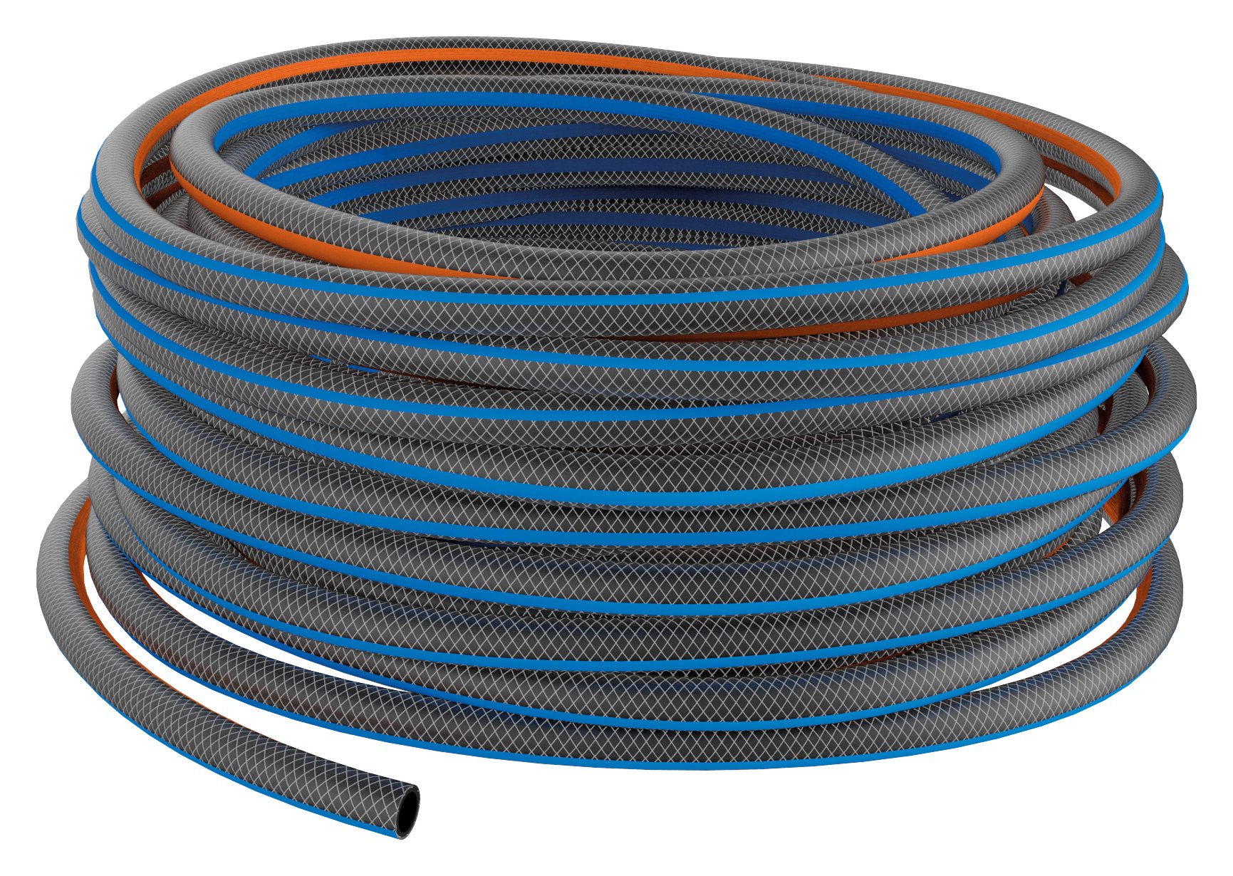 Шланг Fiskars 1027106 1/2\" 50м поливочный армированный черный/синий ...