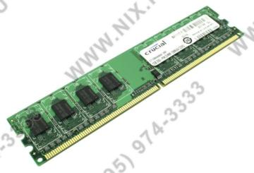   Crucial 1GB, 240-pin DIMM, DDR2 PC2-5300 memory module (CT12864AA667)