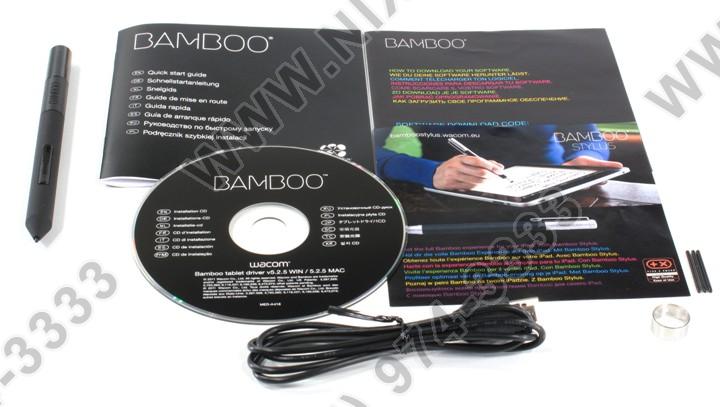 Wacom Bamboo Pen <CTL-470K> (147x92 Мм, 2540 Lpi, 1024 Уровня, USB)