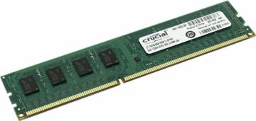 Crucial DDR3 240-pin DIMM 8GB, 240-pin DIMM, DDR3 PC3-12800 memory module (CT102464BA160B)