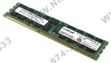   Crucial 8GB, 240-pin DIMM, DDR3 PC3-10600 memory module (CT51272BB1339).