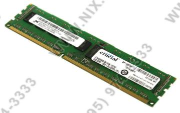   Crucial 4GB, 240-pin DIMM, DDR3 PC3-12800 memory module (CT4G3ERSLD8160B).