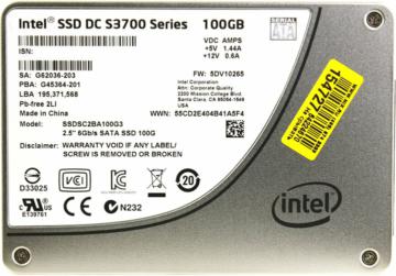 Intel DC S3700 Series 100 
