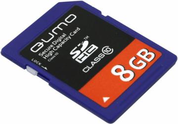Qumo SD SDHC Secure Digital High Capacity 8GB Class 10 QM8GSDHC10
