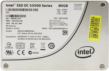 Intel DC S3500 Series 80 