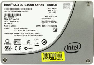 Intel DC S3500 Series 800 
