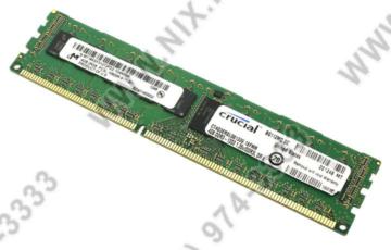   Crucial 16GB, 240-pin DIMM, DDR3 PC3-10600 memory module (CT4G3ERSLD81339).