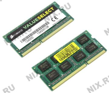   Corsair Value Select CMSO8GX3M2C1600C11 DDR-III SODIMM 8Gb KIT 4Gb PC3-12800 CL11 for NoteBook