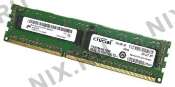   Crucial 4GB, 240-pin DIMM, DDR3 PC3-12800 memory module (CT51272BB160B).