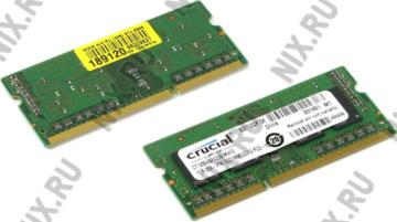   Crucial 2GB kit (1GBx2), 204-pin SODIMM, DDR3 PC3-10600 memory module (CT2KIT12864BF1339)