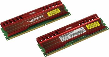   Patriot Viper 3 16GB (2 x 8GB) DDR3 1600MHz (PC3-12800) Dual Channel Memory Kit (PV316G160C9KRD)
