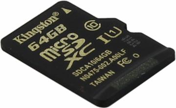 Kingston Class 10 UHS-I microSDXC SDCA10/64GBSP