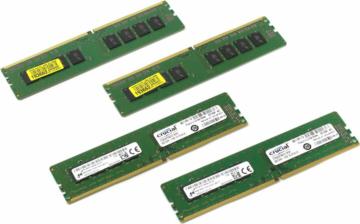 Crucial DDR4 288-pin DIMM 32GB kit (8GBx4), 288-pin DIMM, DDR4 PC4-17000 memory module (CT4K8G4DFD8213)
