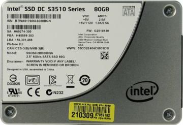 Intel DC S3510 Series 80 