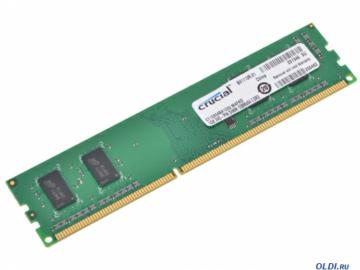  DDR3 1Gb (pc-10660) 1333MHz Crucial CT12864BA1339 (Retail), Dimm