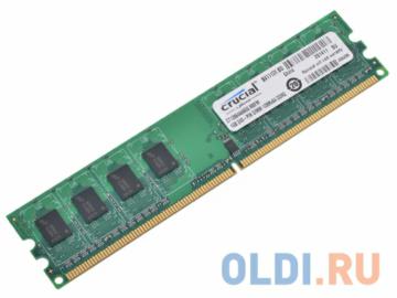  DDRII 1Gb (pc2-6400) 800MHz Crucial [Retail] (CT12864AA800), Dimm