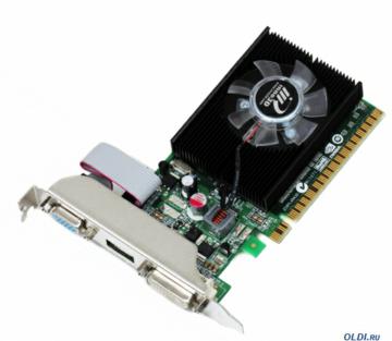  512Mb <PCI-E> Inno3D GT210 c CUDA <GFGT210, GDDR3, 64 bit, HDCP, DVI, HDMI, Low Profile, Retail>
