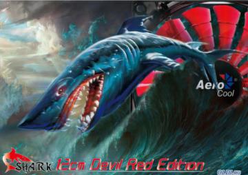  Aerocool Shark 12 &quot;Devil Red Edition&quot; ( ), 3+4 pin, 32.5 CFM, 800 RPM, 12.6 dBA