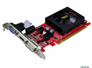  1Gb <PCI-E> Palit GF210  CUDA <GF210, GDDR3, 64 bit, HDCP, VGA, DVI, HDMI, OEM>