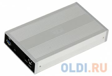    3.5" HDD AgeStar 3UB3O1 Silver() USB3.0 - SATA, 