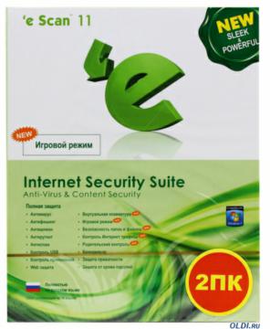   eScan Internet Security Suite (ISS) 1 Year 2  (Box)  ES-ISS-1-BO