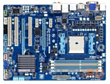 .  GIGABYTE GA-A75-D3H SFM1, AMD A75, 4*DDR3, 2*PCI-E16x, SVGA, DVI, HDMI, SATA, GB Lan, ATX, Retail