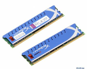  DDR3 8Gb (pc-12800) 1600MHz Kingston HyperX Genesis, Kit of 2 [Retail] (KHX1600C9D3K2/8G), Dimm
