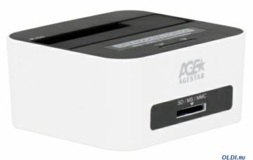   AgeStar 3UBT6C USB 3.0  2x2.5"/3.5" SATA HDD/SSD + Card reader