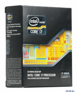  Intel Core i7-3960X BOX 3.30GHz, 15Mb, 130W, LGA2011 (Sandy Bridge) w/o fan
