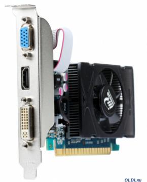  1Gb <PCI-E> Inno3D GT610 c CUDA (N610-1DDV-D3BX) GDDR3, 64 bit, HDCP, VGA, DVI, HDMI, Retail