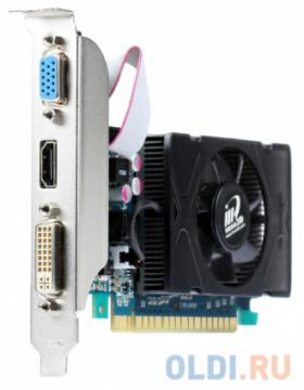  2Gb <PCI-E> Inno3D GT610 c CUDA <GFGT610, GDDR3, 64 bit, HDCP, VGA, DVI, HDMI, Retail>
