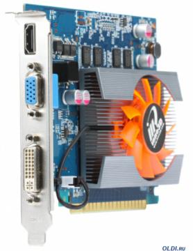  2Gb <PCI-E> Inno3D GT620 c CUDA N620-3DDV-E3BX SDDR3, 64 bit, HDCP, VGA, DVI, HDMI, Retail>
