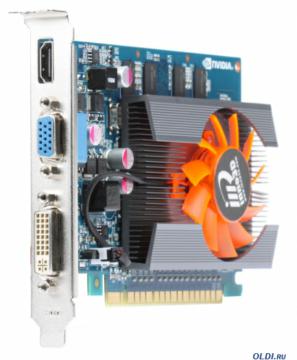  1Gb <PCI-E> Inno3D GT630 c CUDA <GFGT630, GDDR3, 128 bit, HDCP, VGA, DVI, HDMI, Retail>