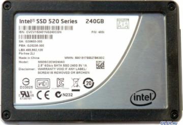   SSD 2.5" 240 Gb Intel Original SATA 3 (SSDSC2CW240A310)