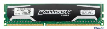  DDR3 4Gb (pc-10600) 1333MHz Crucial Ballistix Sport CL9 [Retail] (BLS4G3D1339DS1S00CEU), Dimm