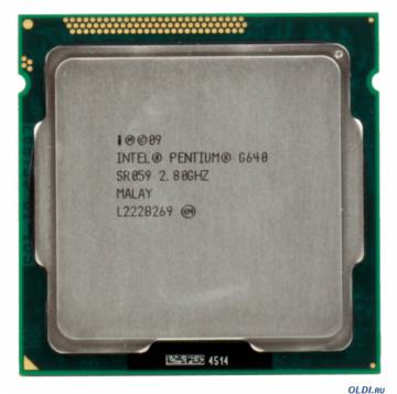  Intel Pentium G640 OEM <2.80GHz, 3Mb, LGA1155 (Sandy Bridge)>