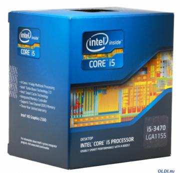  Intel Core i5-3470 BOX <3.20GHz, 6Mb, LGA1155 (Ivy Bridge)>