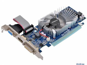  1Gb <PCI-E> GIGABYTE GV-N620D3-1GL  CUDA <GFGT620, GDDR3, 64 bit, VGA, DVI, HDMI, Low Profile, Retail>
